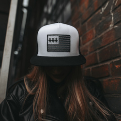Czapka z Daszkiem Holy Blvk Flag Trucker