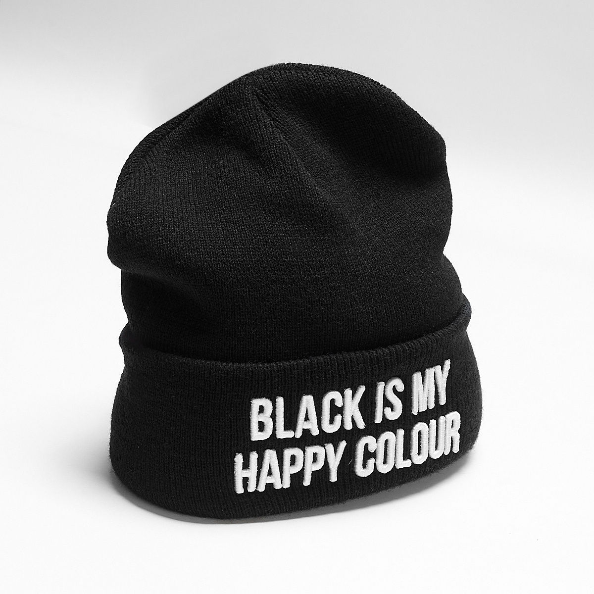 Czapka Zimowa Holy Blvk Black Is My Happy Colour  Beanie