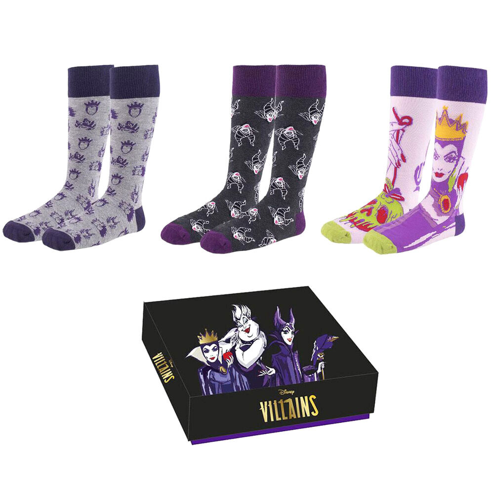 Skarpetki Disney Villains Duo 3 pak