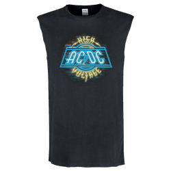 Koszulka Bez Rękawów Amplified AC/DC High Voltage Neon