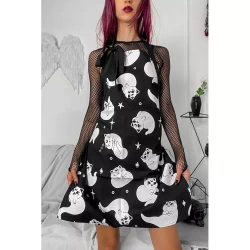 Fartuch Killstar Ghost Kitty Apron