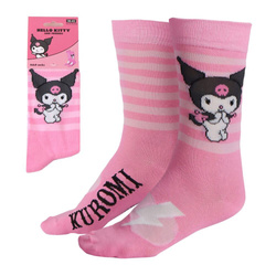 SkarpetkiHello Kitty Kuromi Pink adult socks