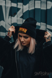 Czapka Holy Blvk Satan Flames Beanie