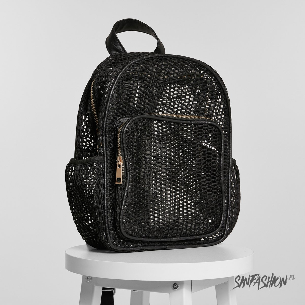 Plecak Urban Classics Mesh Transparent