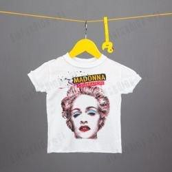 KOSZULKA MADONNA CELEBRATION KIDS WHT AMPLIFIED