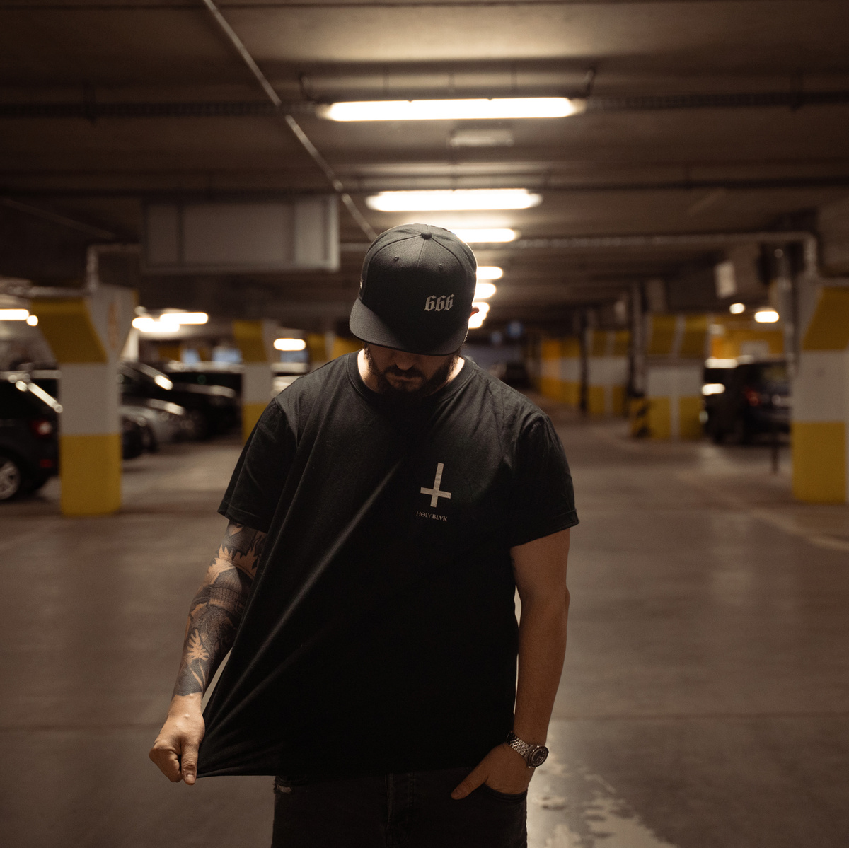 Czapka z Daszkiem Holy Blvk 666 White Snapback