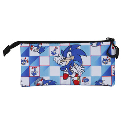 Piórnik Sonic The Hedgehog Blue Lay Triple