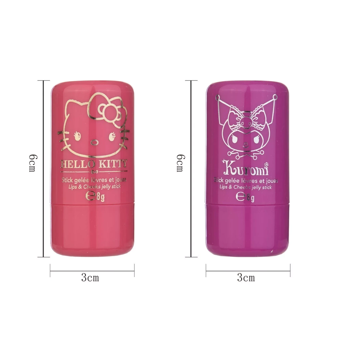 Róż w sztyfcie Do Ust I Policzków Sanrio Hello Kitty Violet