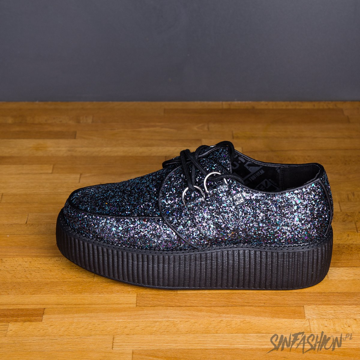 Buty TUK Creeper Glitter Sale Kobiety \ Obuwie \ Na koturnie Sinfashion.pl