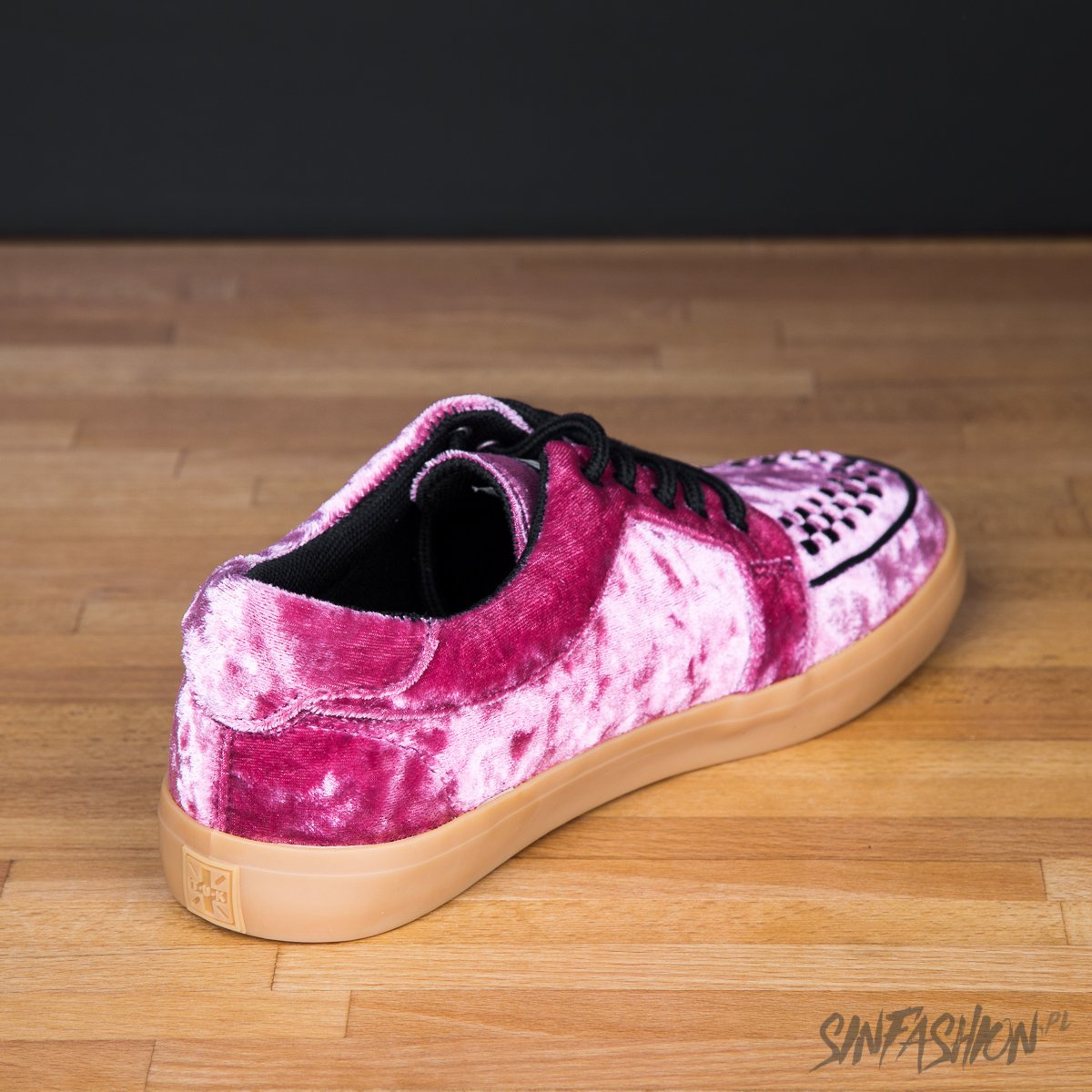 BUTY TUK - ROSE PINK VELVET SNEAKER
