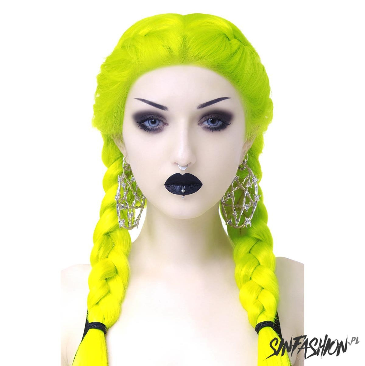 Kolczyki Killstar Lifes A Witch Large Hoop Silver