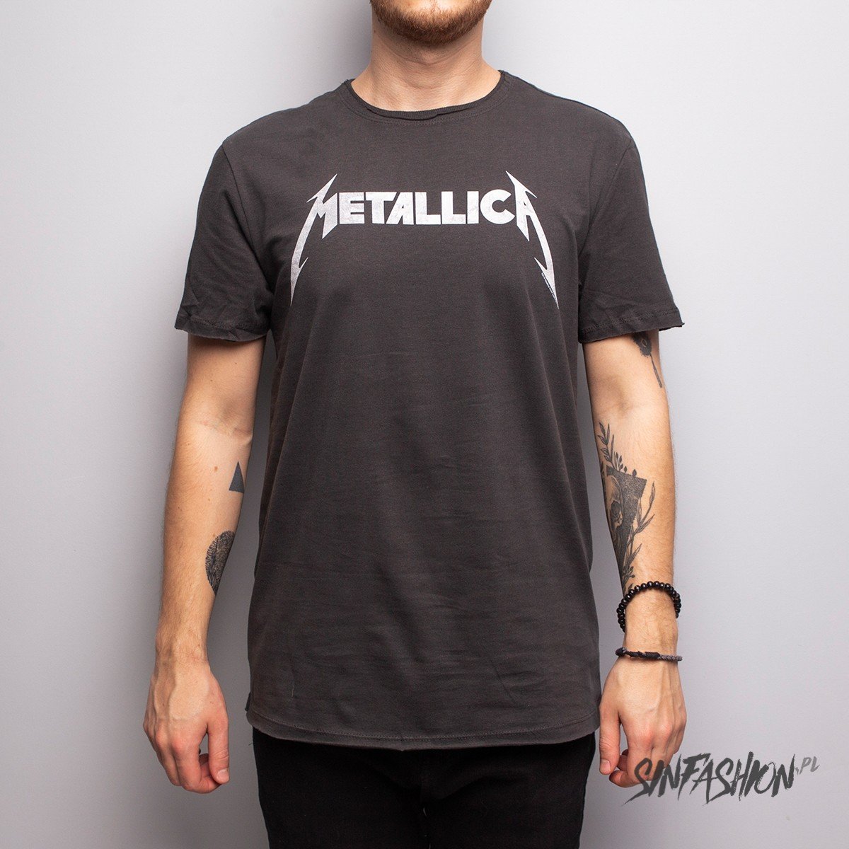 Koszulka Amplified Metallica Logo White