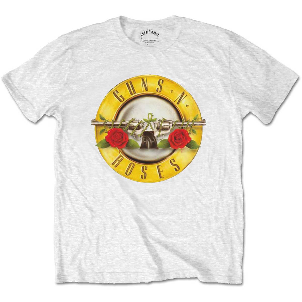 Koszulka Dziecięca Guns N Roses Logo Drum White