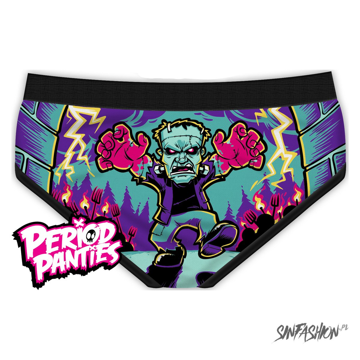 Majtki Period Panties Frankenstain