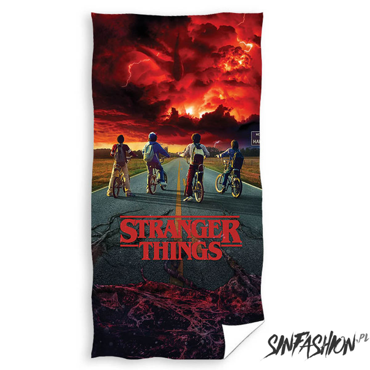 Ręcznik Kąpielowy Netflix Stranger Things 140x70