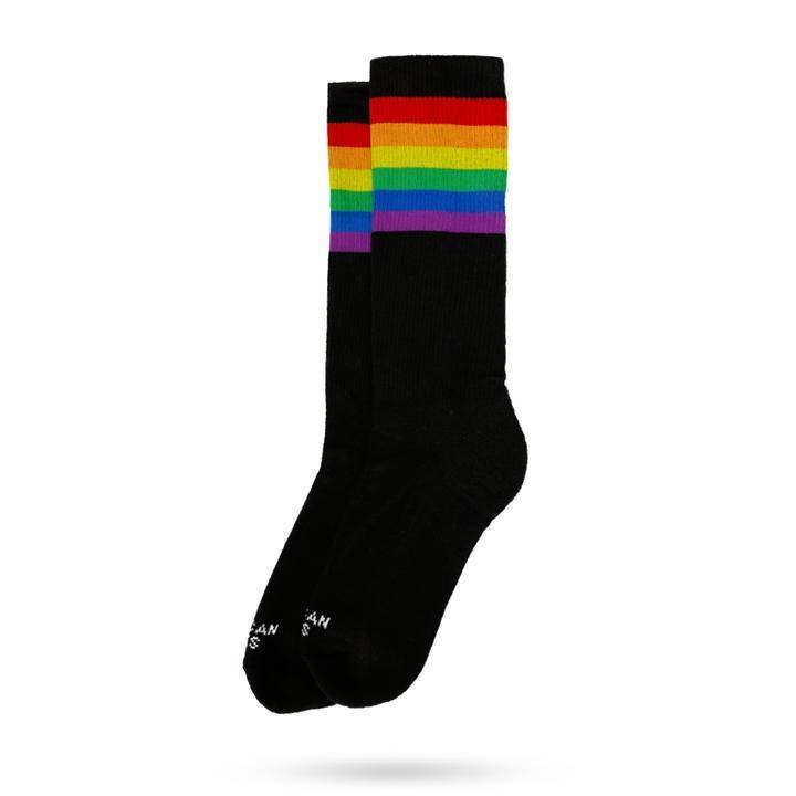 Skarpetki American Socks Rainbow Pride Black Mid High