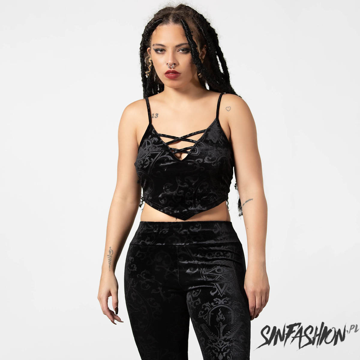 Top Killstar Blasphemia Strappy Top
