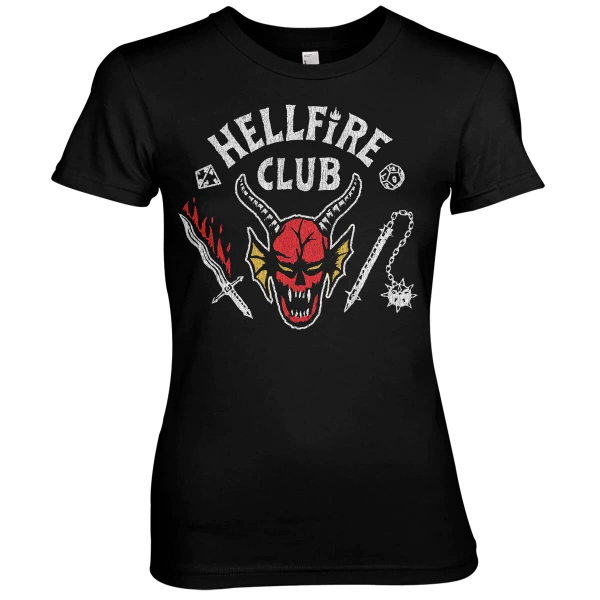 Koszulka Stranger Things Hellfire Club Girly